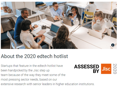 2020 Edtech hotlist by Jisc