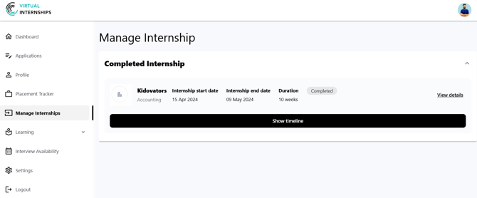 intern manage internship
